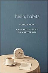 Hello, Habits book cover. Productivity for writers.