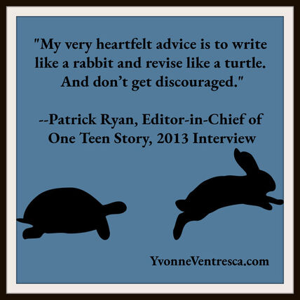Quote from Patrick Ryan, editor-in-chief of One Teen Story
